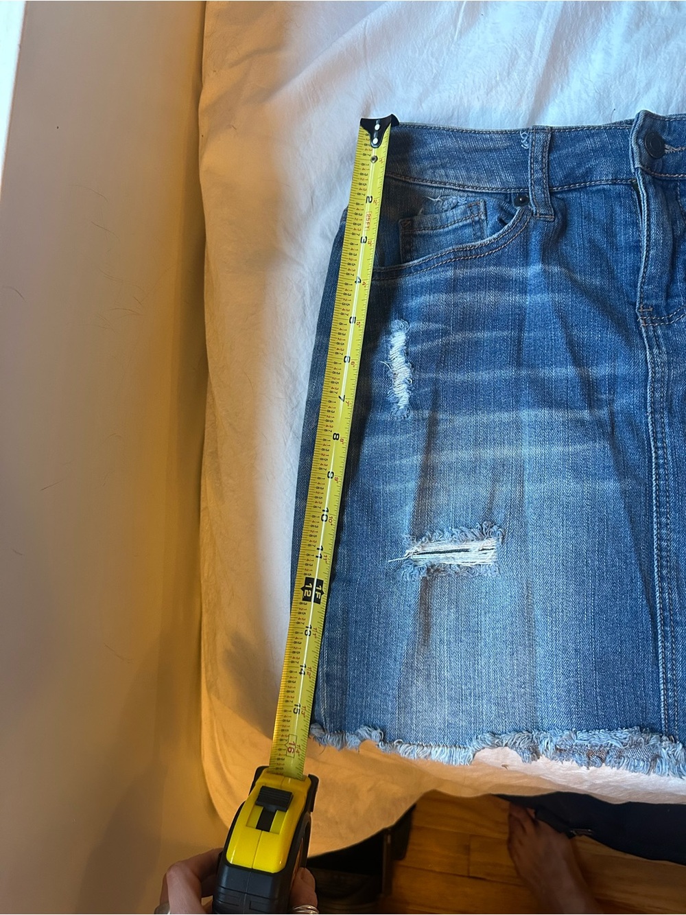 Denim Mini Skirt - Picture 3 of 5